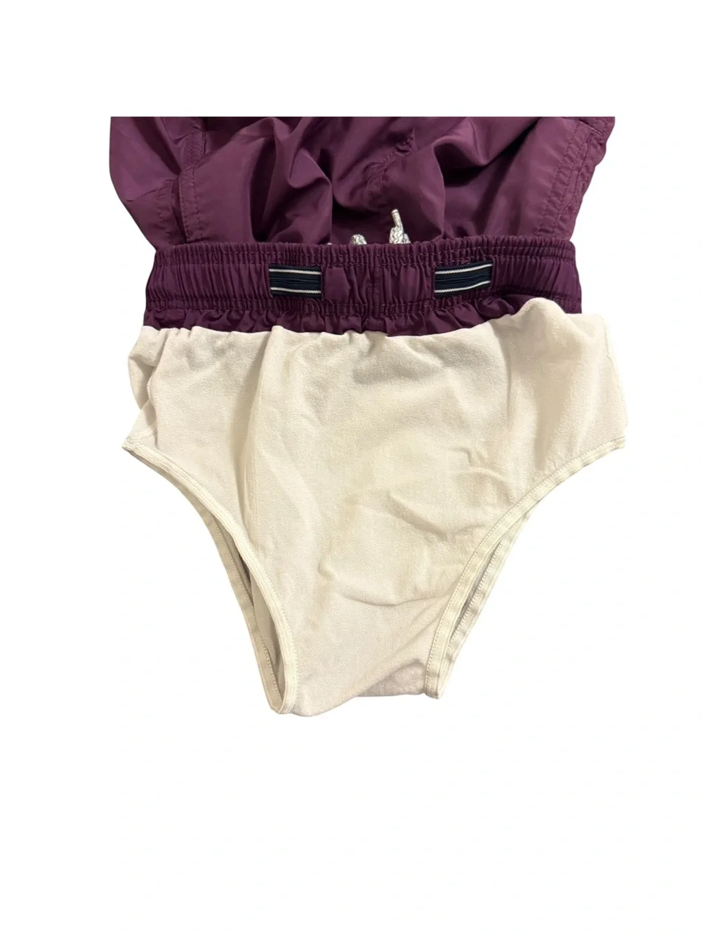Vilebrequin Swim Trunks Boys Size 8 Solid Plum Purple